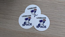 Load image into Gallery viewer, Lesbians In Space - Die Cut Vinyl Sticker