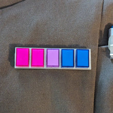 Load image into Gallery viewer, Bisexual Pride Flag Rank Badge
