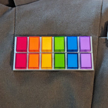 Load image into Gallery viewer, Rainbow Director Pride Flag Rank Badge
