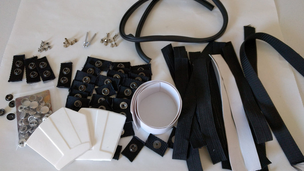 Stormtrooper Strapping Kit - Option 4 - Centurion Kit - Snaps, Pads, Hardware, Hand Plates, S-Trim and straps!