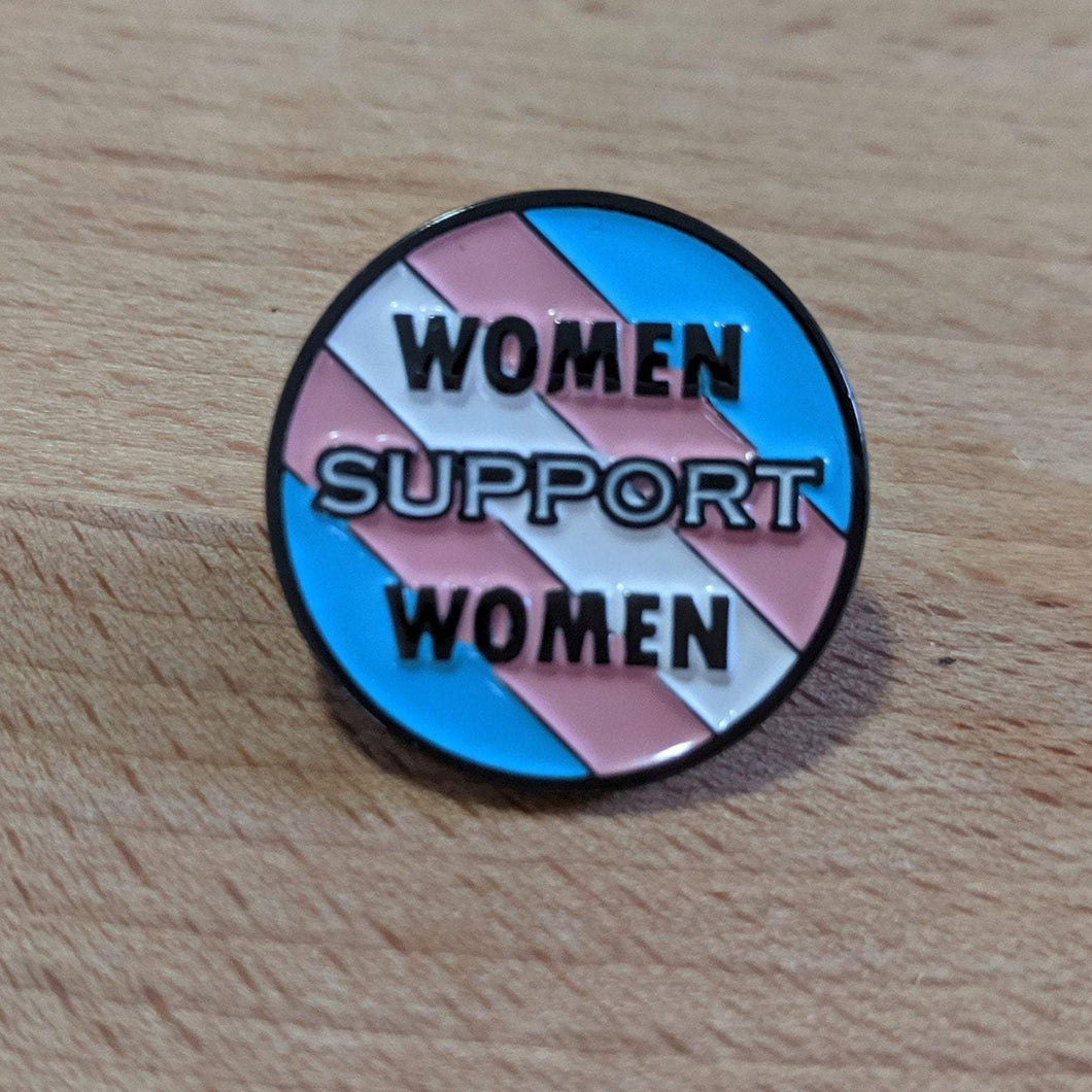 Women Support Women - Transgender Pride And Ally - Soft Enamel Pin