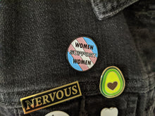 Load image into Gallery viewer, Women Support Women - Transgender Pride And Ally - Soft Enamel Pin
